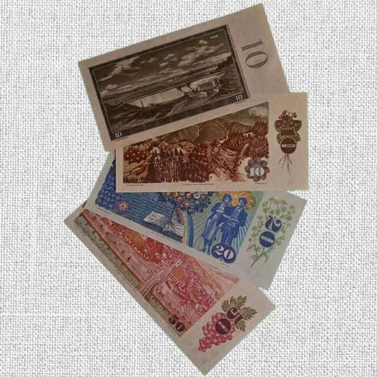 ست-اسکناس-چکسلواکی-Czechoslovakia-پول-قدیمی-خارجی-10-20-50-کرون-بورس-قیمت-خرید-و-فروش